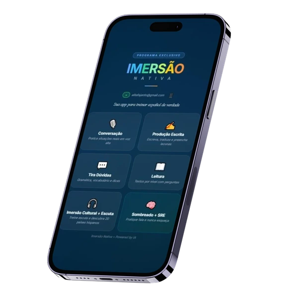 App Imers&atilde;o Nativa